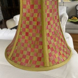 Mackenzie Childs Courtly check shade. Retired. Smoke free household.